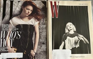 W MAGAZINE - EMMA STONE - Lot Of 2 - The ART ISSUE - Picture 1 of 2