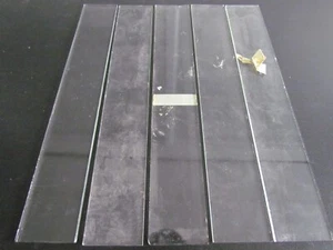 5 GLASS STRIPS 40 X 256mm FOR FIREMASTER STOVE - Picture 1 of 1