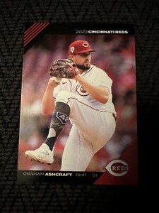 2023 Kahns Baseball Trading Card Cincinnati Reds Team Issued Graham Ashcraft