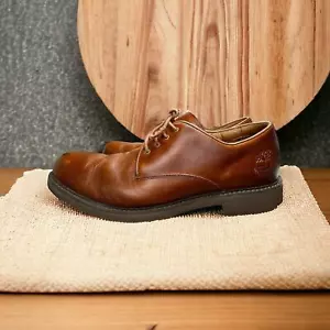GUC Timberland Men's Brown Earthkeepers Stormbuck Plain Toe Oxford Size 9.5 - Picture 1 of 8