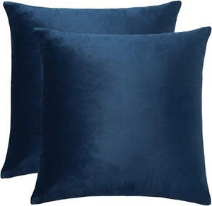 Pillow Covers 18x18 - Set of 2 Throw Pillow Covers Decorative, Euro Pillow Cover - Picture 1 of 6