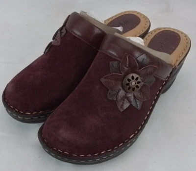 Softspots Lara Burdeos Rojo/Negro 9.5 Mediano EE. UU. NUEVO EN CAJA Foto 1 de 4