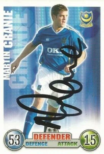 MARTIN CRANIE* SIGNED PORTSMOUTH 2007/2008 MATCH ATTAX TRADING CARD+COA - Picture 1 of 1