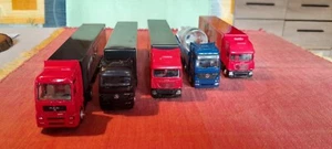 5 Modell-LKW ca. 1:87 H0 Konvolut ohne OVP - Bild 1 von 4