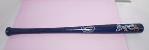 Vtg 18" Louisville Slugger Baseball Bat Blue Mini Atlanta Braves 2010 Tomahawk - Picture 1 of 5