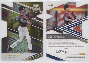 2020 Panini Elite Extra Edition Aspirations Gold Die-Cut /24 Carson Tucker #23