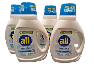 All Laundry Detergent - 4x 36 Fl Oz Bottles - Picture 1 of 1
