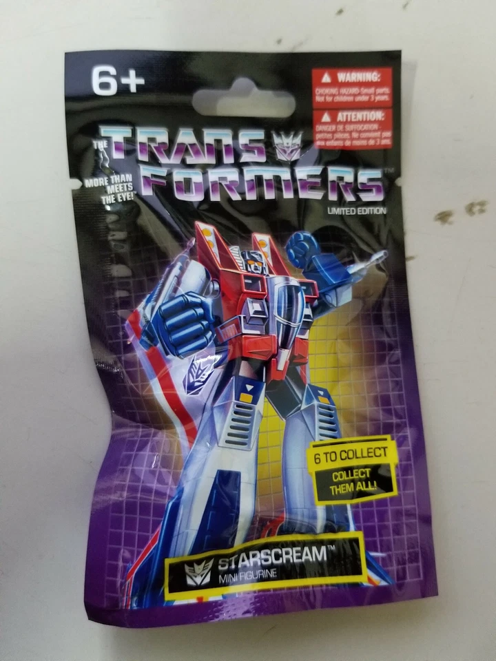2019 Hasbro Transformers Mini Limited Edition Soundwave and Starscream X3 Each