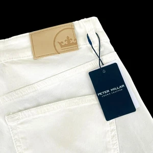 Peter Millar Crown Crafted Wayfare 5 Pocket weiße Hose Trouser 38 x 34 200 $ - Bild 1 von 9