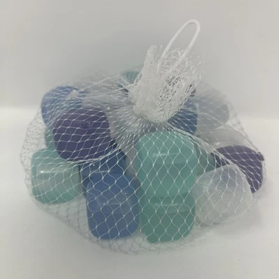 30-Pack Reusable Ice Cubes – 1" Square BPA-Free Multicolor Chilling Cubes - Image 1 of 3