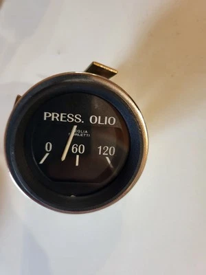 Manómetro de presión de aceite Ferrari 246 Dino Veglia Borletti restaurado Foto 1 de 2