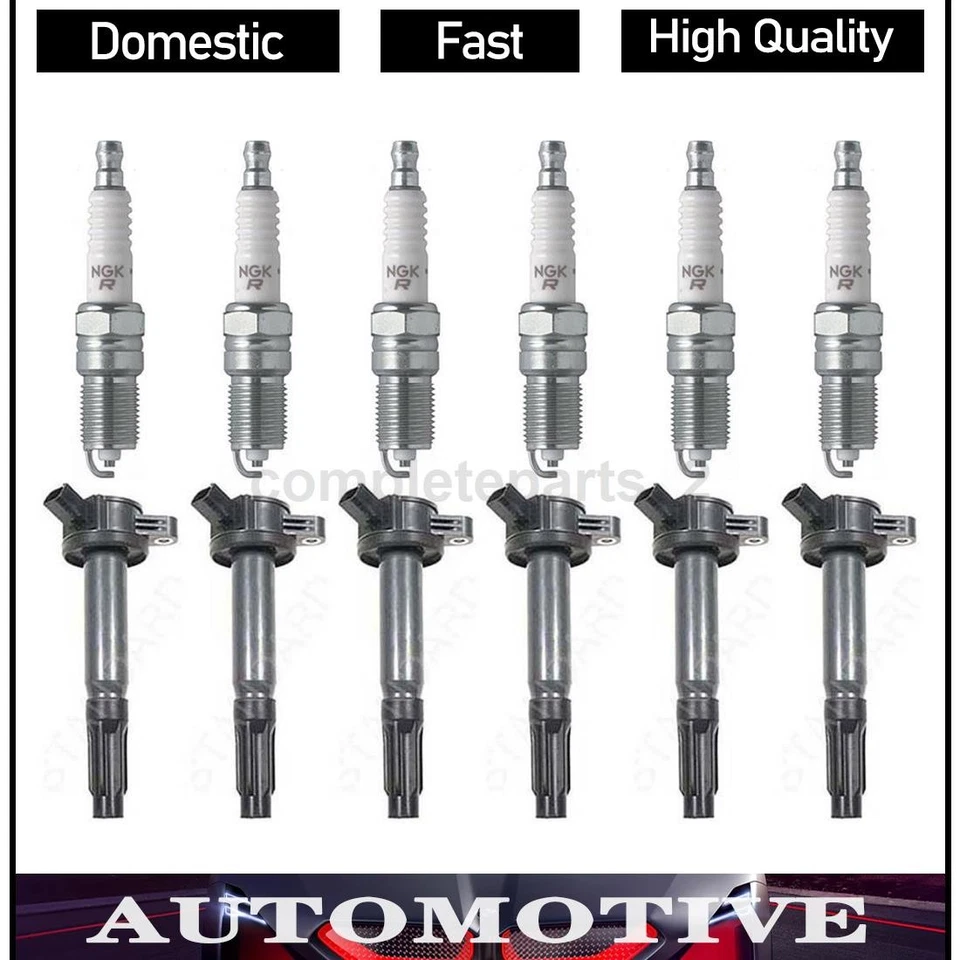 Свеча зажигания 12 катушек зажигания подходит для Ford Escape 3,0 л Ford Fusion 3,0 л - Изображение 1 из 4