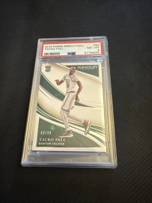 2019 Panini Immaculate Tacto Fall /99 Rookie RC NM-MT 8 - Image 1 of 4