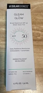 MDSolarSciences Gleam + Glow SPF 50 1.7 oz. Sunscreen~NEW~Exp. 05/2026 - Picture 1 of 4