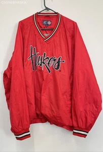 Carl Banks Red Men's Nebraska Cornhuskers Pullover Windbreaker - Size 3XL - Picture 1 of 8