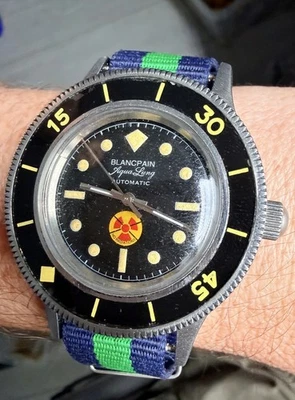Blancpain Aqua Lung Automatic 41mm Divers Original Dial Rotating Bezel Re-Cased - Image 1 of 4