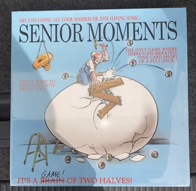 Senior Moments A Board Game of Two Halves Funtime Gifts 2-4 players New Sealed - Image 1 of 2