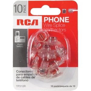 RCA Red Wire Splice Connector Phone Cord Coupler (10-Pack) TP310R RCA TP310R - Picture 1 of 1