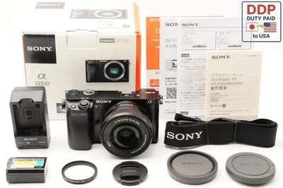 Sony a6000 ILCE-6000 Digital Camera 16-50mm Lens 【MINT in Box】 From Japan... - Image 1 of 4