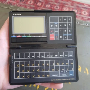 Vintage Calculatrice Casio SF-3000 BK Super Memory Computer Handheld - selten - Bild 1 von 10