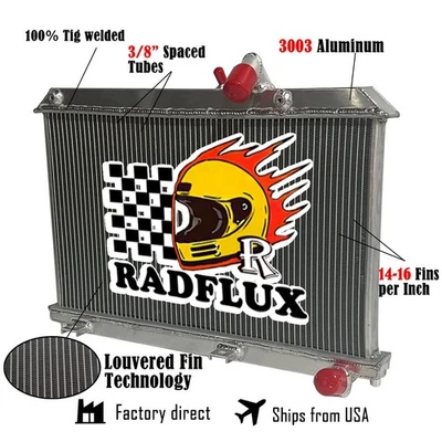 Fits 2004-2011 MAZDA RX8 RX-8 1.3L R2 SE3P Manual Full ALuminum Cooling Radiator - Image 1 of 4