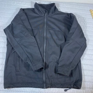 Chaqueta Massif Elements XL resistente al fuego FR polar negra cremallera completa hecha en EE. UU. - Imagen 1 de 13