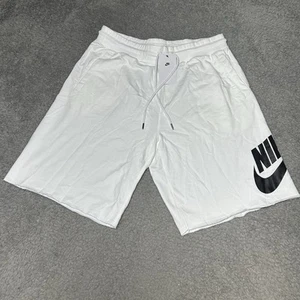 Pantaloncini Nike larghi al ginocchio bianchi uomo taglia XL nuovi con etichetta - Foto 1 di 15