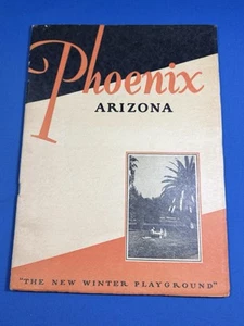 1930 Phoenix, Arizona 31pg Folleto "El nuevo patio de recreo de invierno" Fotos históricas - Imagen 1 de 18