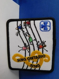 GIRL GUIDES PATCH SINGING CHOIR MUSIC NOTES BADGE CREST COLLECTOR - Bild 1 von 1