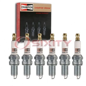 6 pc Champion Iridium Spark Plugs for 2001-2006 BMW M3 3.2L L6 Ignition tl - Picture 1 of 5