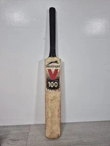 Vintage Slazenger V100 Panther English Willow Cricket Bat Short Handle 85cm  - Picture 1 of 12