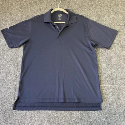 Adidas Golf Men's Polo Climalite Shirt Blue Navy Performance Size Small - Image 1 of 4