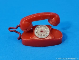 Vintage Ideal Tammy Doll Red Telephone Japan Near Mint - 1960's - Picture 1 of 5