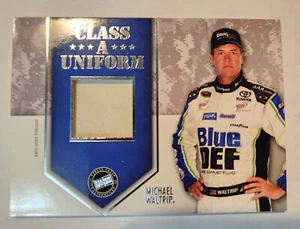 Michael Waltrip 2014 Press Pass American Thunder Class A Uniform Firesuit Swatch - Picture 1 of 2