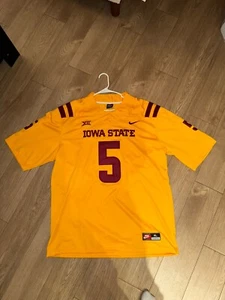 Iowa State Cyclones Allen Lazard Nike Fully Stitched Yellow Jersey Adult XL - Picture 1 of 5