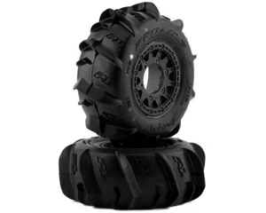 Proline 10185-10 1/10 Dumont Paddle F/R 2.2"/3.0" Pre-Mounted Black SC 12mm (2) - Picture 1 of 1