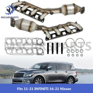 Exhaust Manifold Catalytic Converter Assembly Fits 11-21 INFINITI 16-21 Nissan - Picture 1 of 9