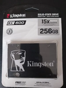 Kingston KC600 256GB 2.5 inch Solid State Drive - Picture 1 of 2