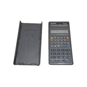 Sharp EL-531GH wissenschaftlicher Taschenrechner DAL schwarz mit Etui Mathe Schule Collage - Bild 1 von 6