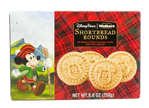 Disney Parks Walkers Mickey Mouse Shortbread Rounds Cookies 8.8 Oz Box - Picture 1 of 5