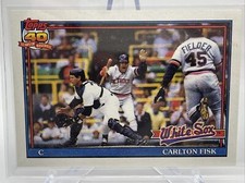 1991 Topps Carlton Fisk Baseball Card #170 Nm-Mint FREE SHIPPING