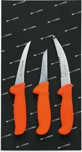 F. Dick Messerset "Jagd Outdoor" 3tlg. 2x Ausbeiner 1x Gekröse 82556200 NEU - Bild 1 von 6