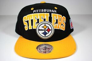 Chapeau snapback brodé Mitchell & Ness Pittsburgh Steelers L510