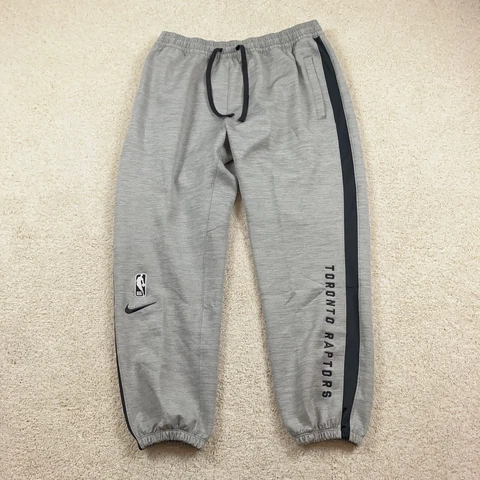 Nike Toronto Raptors Mens 2XL Pants Grey New CU0602-063 Dri Fit Cover