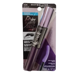 Máscara impermeable Maybelline The Falsies Push Up Angel #504 muy negra nueva - Imagen 1 de 2