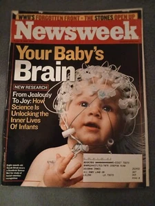 2005 AUGUST 15 NEWSWEEK MAGAZINE - YOUR BABY'S BRAIN FRONT COVER - L 19705 - Picture 1 of 2