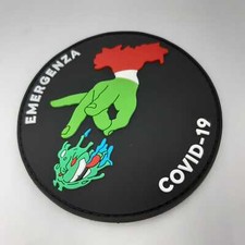 PATCH PVC ITALIA - EMERGENZA - SARS - COV-19 - SOCCORSO - 118 - 115 - 112