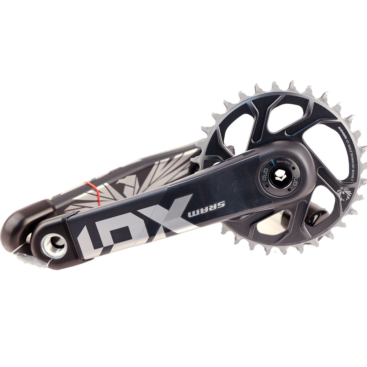SRAM X01 Eagle Crankset, Boost 148, DUB WIDE, 12-Speed, 55mm CL