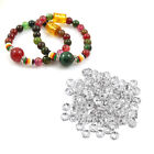100 Pcs Jewelery Making Spacer Bead Loose Round Beads Bracelet