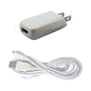 Wall Charger+USB Cable Cord 10FT Micro for Phone Samsung Rugby 4/LG G2 G3 G4 - Picture 1 of 9